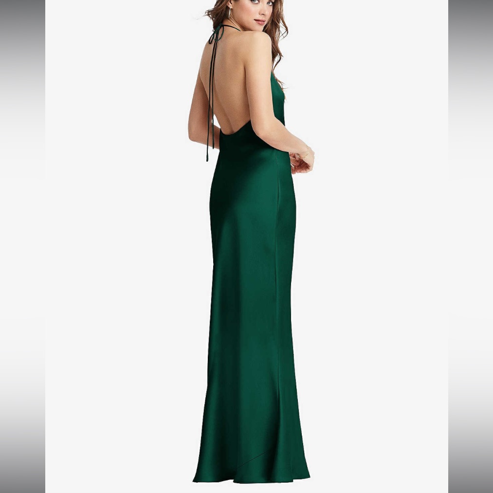 Lovely Cowl Neck Convertible Maxi Slip Dress